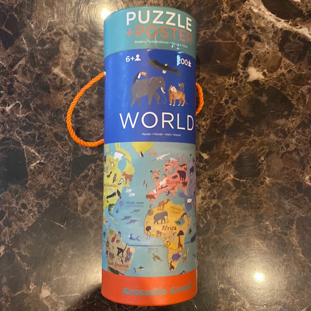 Crocodile Creek puzzle plus poster